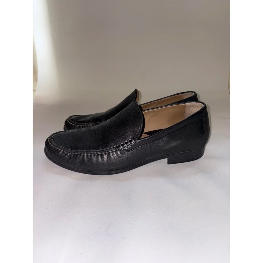 Johnston & Murphy Men's Cresswell Venetian Sheepskin Moc Slip-Ons Size 10.5